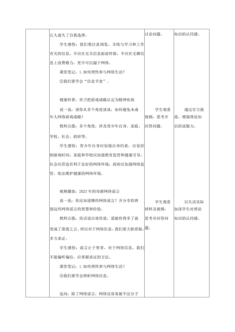 道德与法治人教版八年级上册2017年新编22 合理利用网络教学设计.docx_第3页