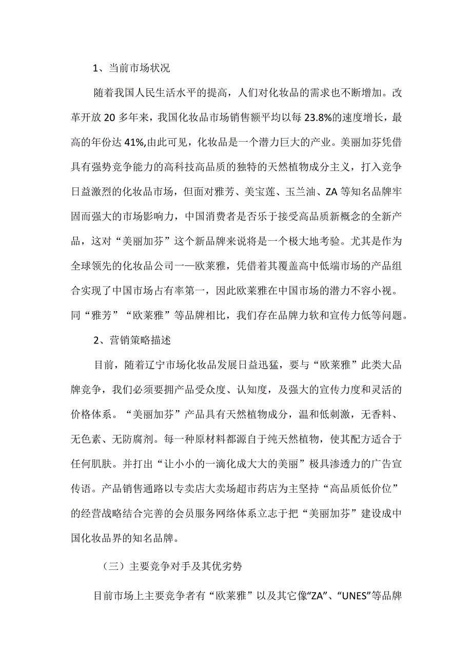 销售策划书经典实用模板.docx_第2页