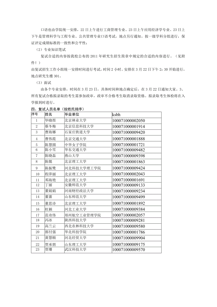 2023年整理北京理工大学管理与经济学院某某考研复试通知.docx_第2页