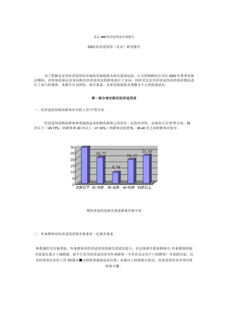 2023年整理北京经济适用房市场报告_001.docx_第1页