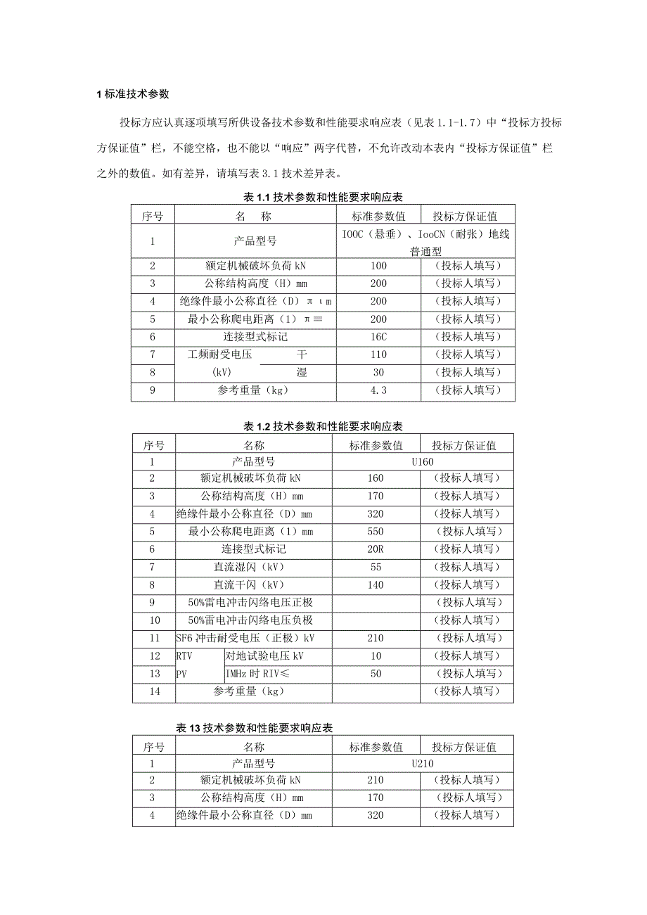 02南方电网设备技术规范书±500kV及以上直流玻璃绝缘子专用部分.docx_第3页