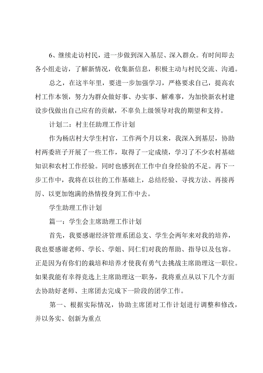 2023IT助理工作计划系列.docx_第3页