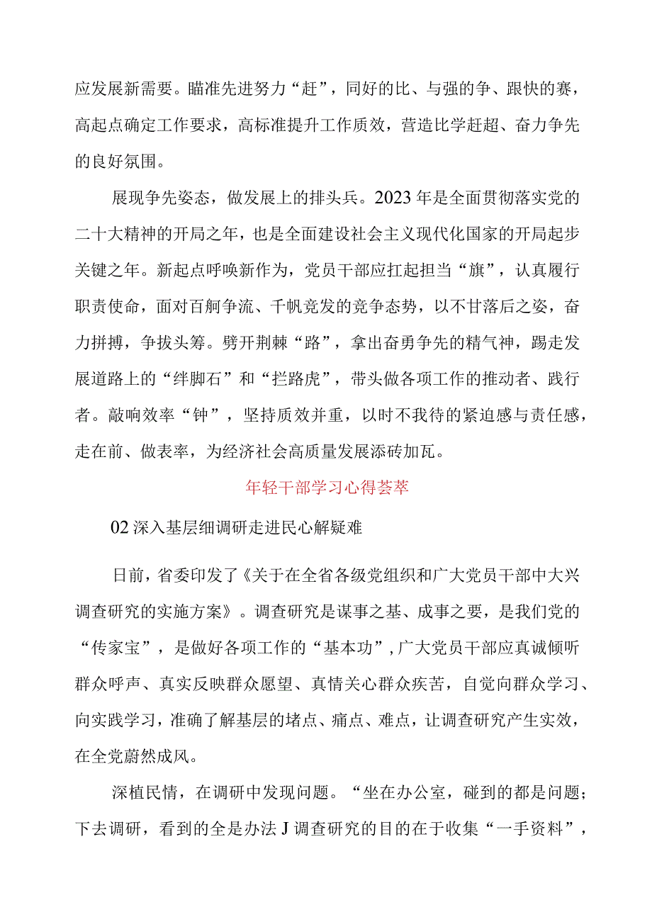 2023年年轻干部学习心得荟萃.docx_第2页