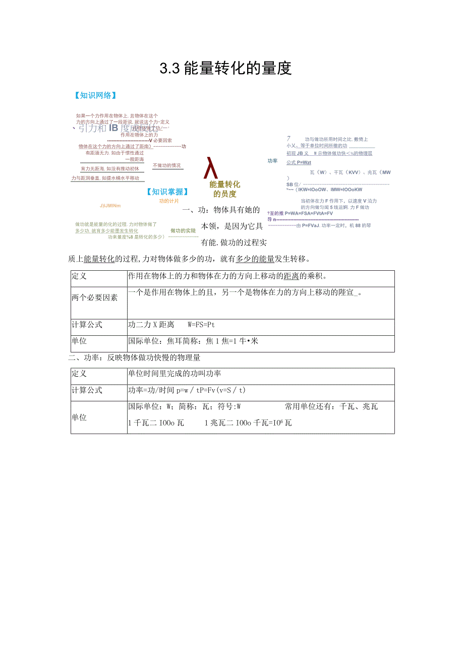 初中教学：33 能量转化的量度1.docx_第1页