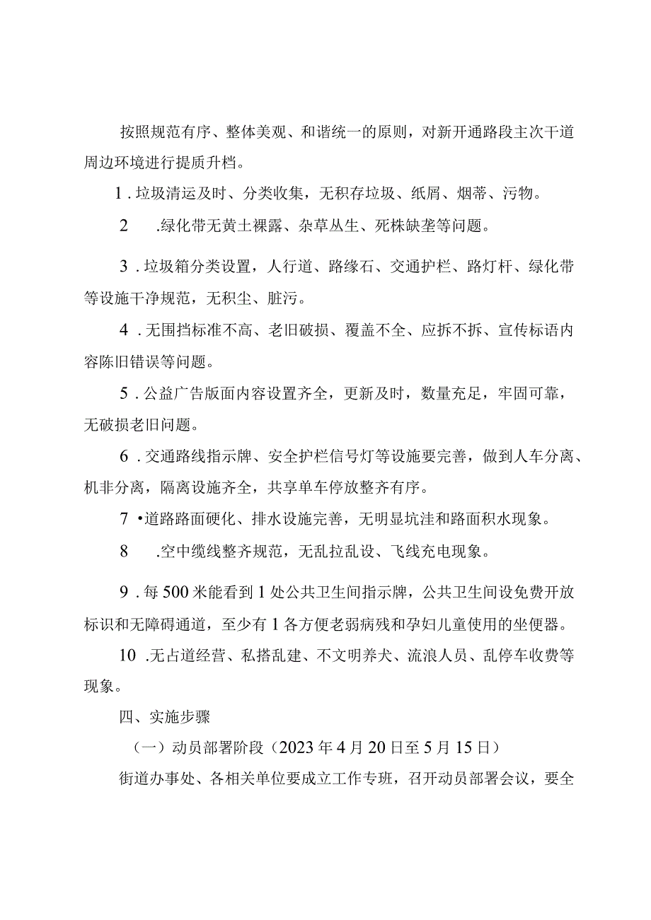 关于持续开展新开通道路周边环境秩序专项整治工作方案.docx_第3页