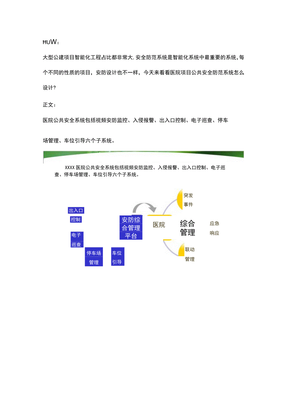 医院项目公共安全防范系统规划设计2017425.docx_第1页