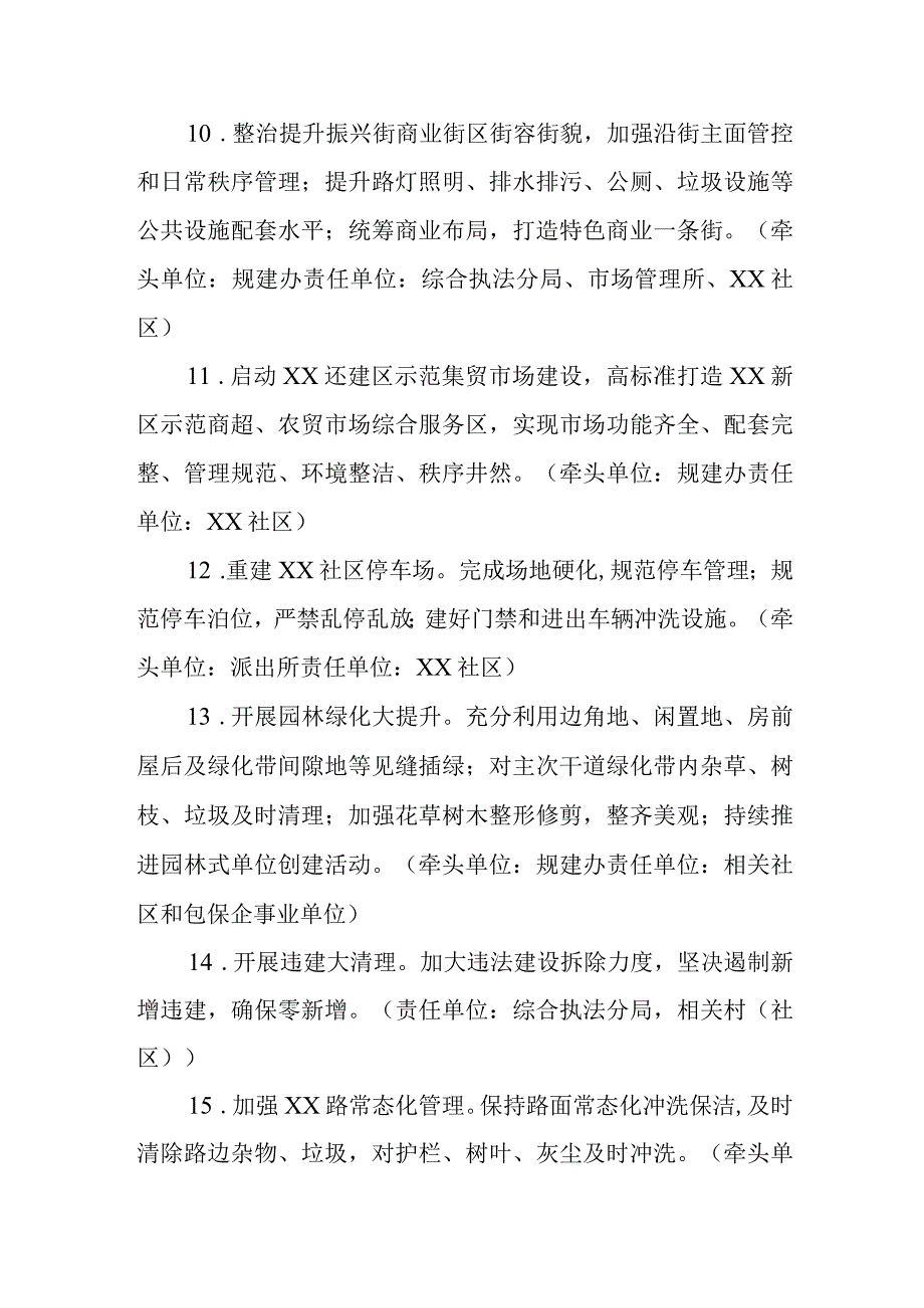 XX镇街道镇区管理百日攻坚行动工作方案.docx_第3页