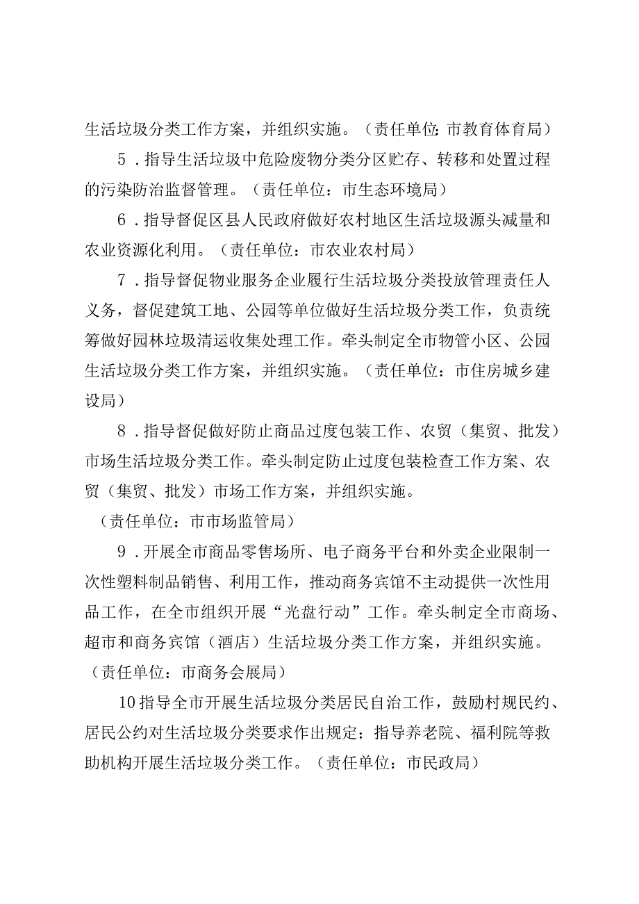 《XX市生活垃圾分类管理条例》实施方案.docx_第3页