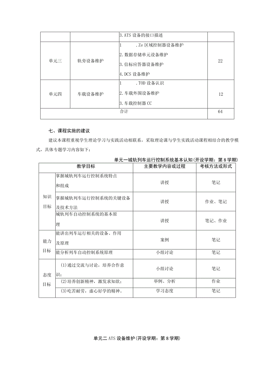 《城市轨道交通列车运行控制系统》课程标准.docx_第3页