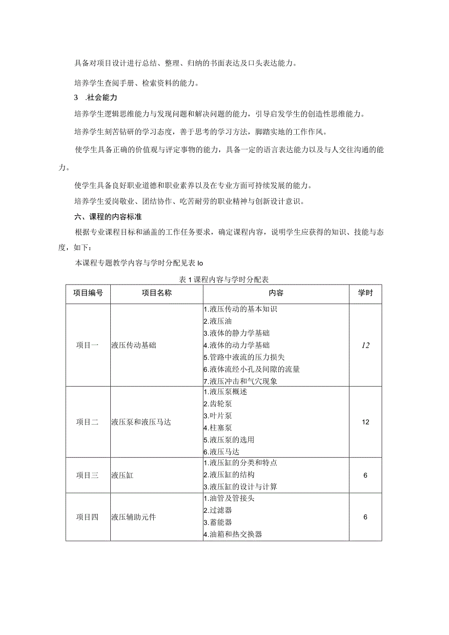 《液压与气压传动》课程标准.docx_第3页