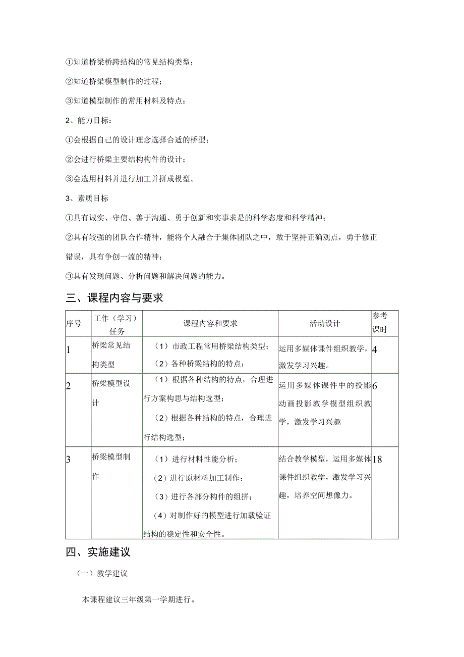 《桥梁模型制作》课程标准.docx_第2页