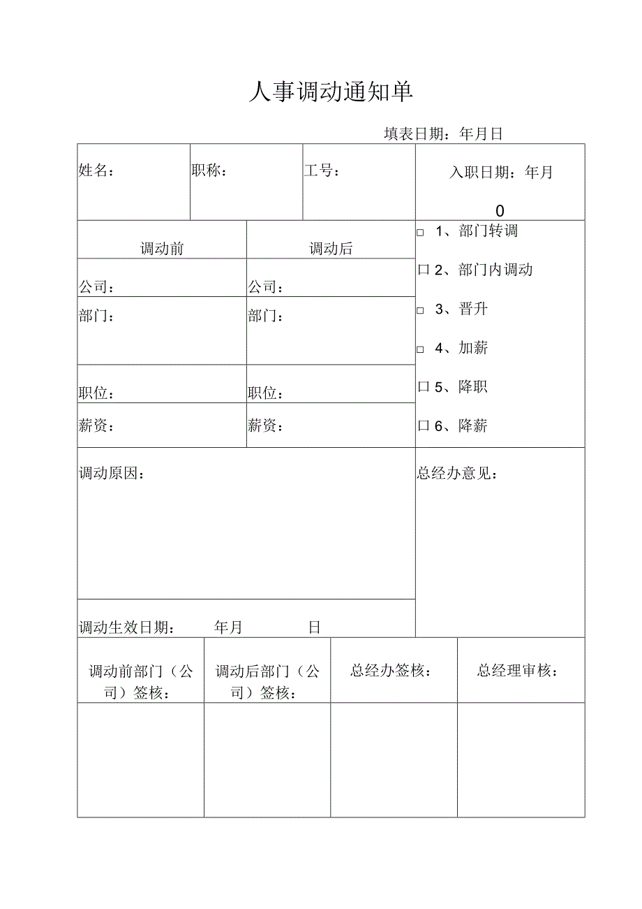 人事调动通知单.docx_第1页