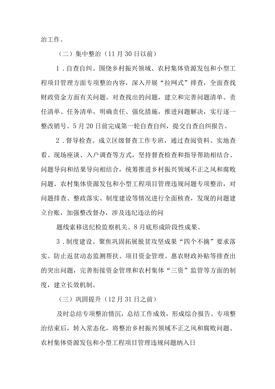 关于开展乡村振兴领域不正之风和腐败问题专项整治暨农村集体资源发包和小型工程项目管理违规问题专项治理的.docx_第3页