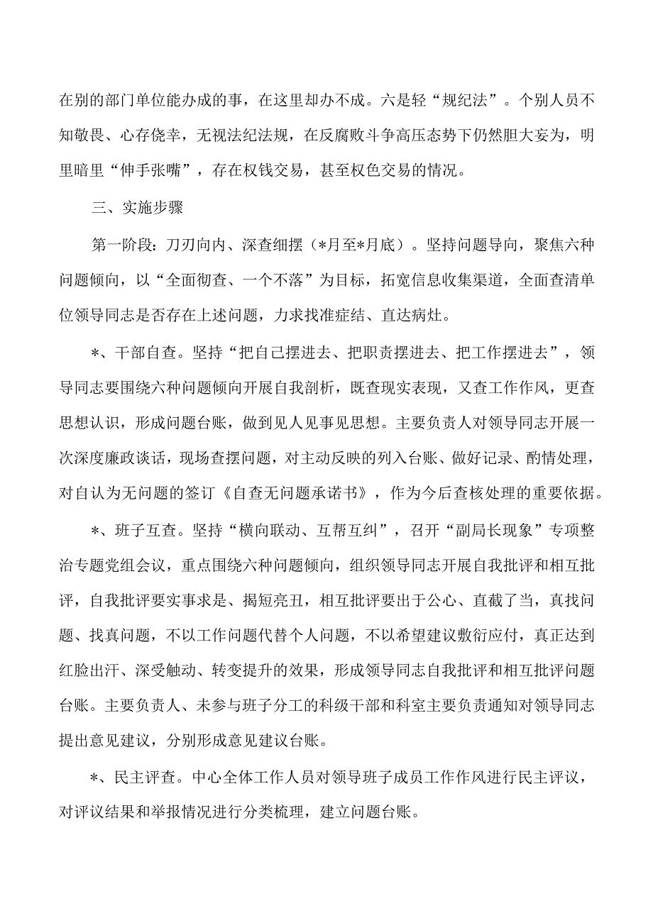 副局长现象整治方案.docx_第2页