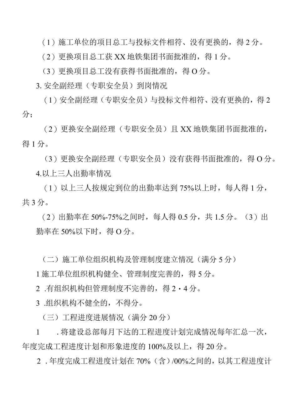 土建物业轨道施工单位合同履约考评评分细则.docx_第2页