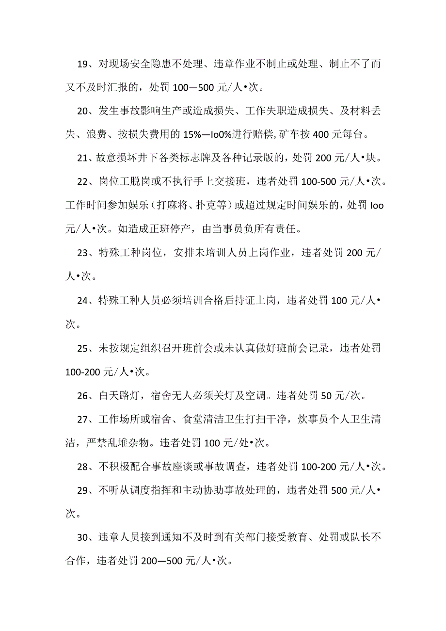 安全隐患排查治理处罚制度模板范本.docx_第3页