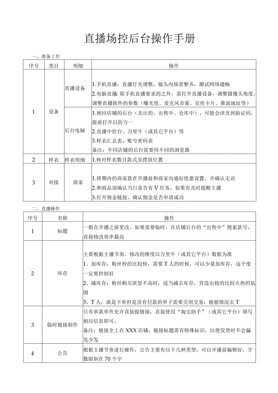 直播场控后台操作手册模板.docx_第1页