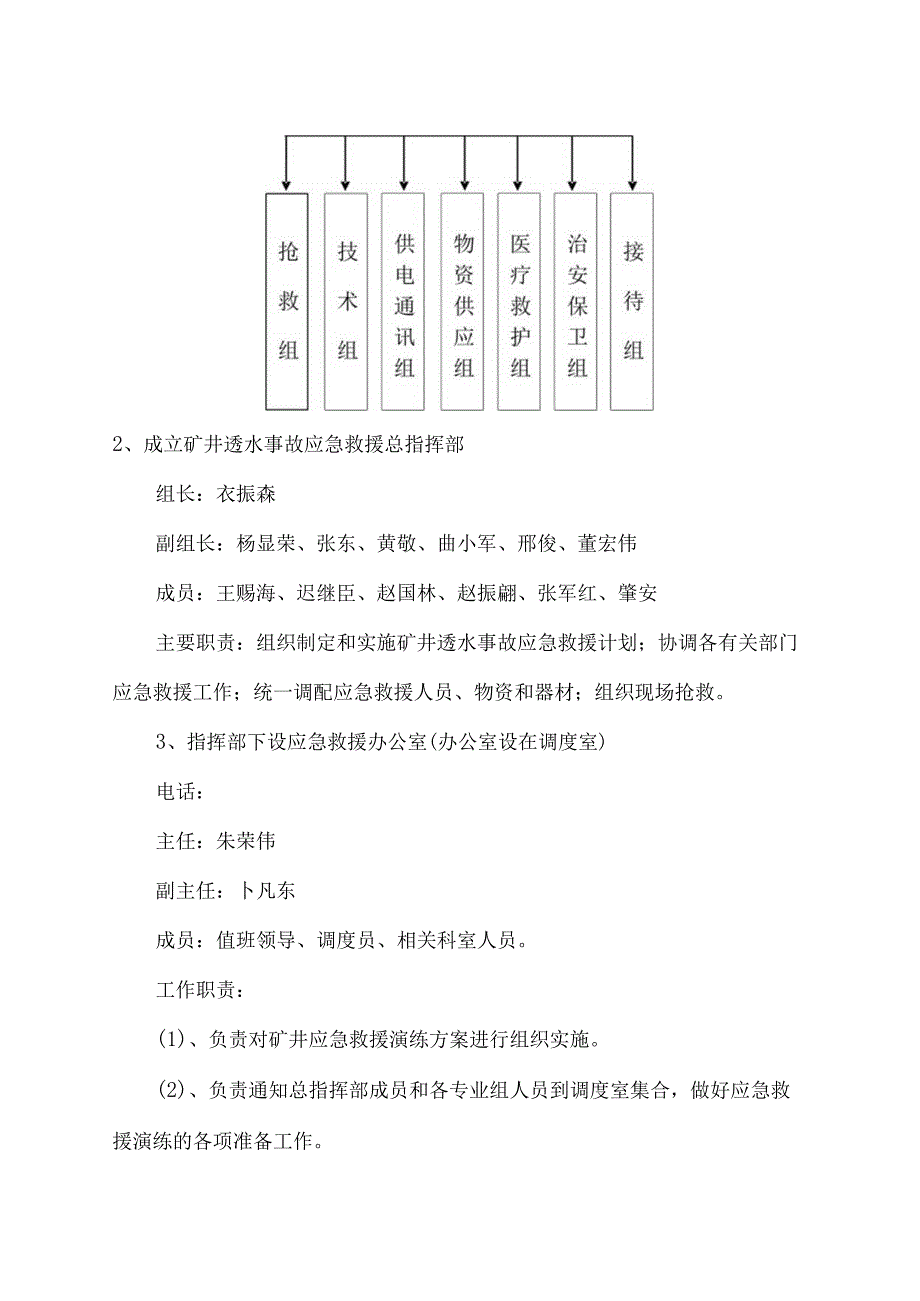 矿井透水事故应急救援演练方案.docx_第2页