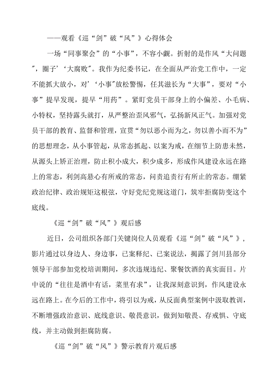 2023年《巡剑破风》警示教育片观后感分享.docx_第2页