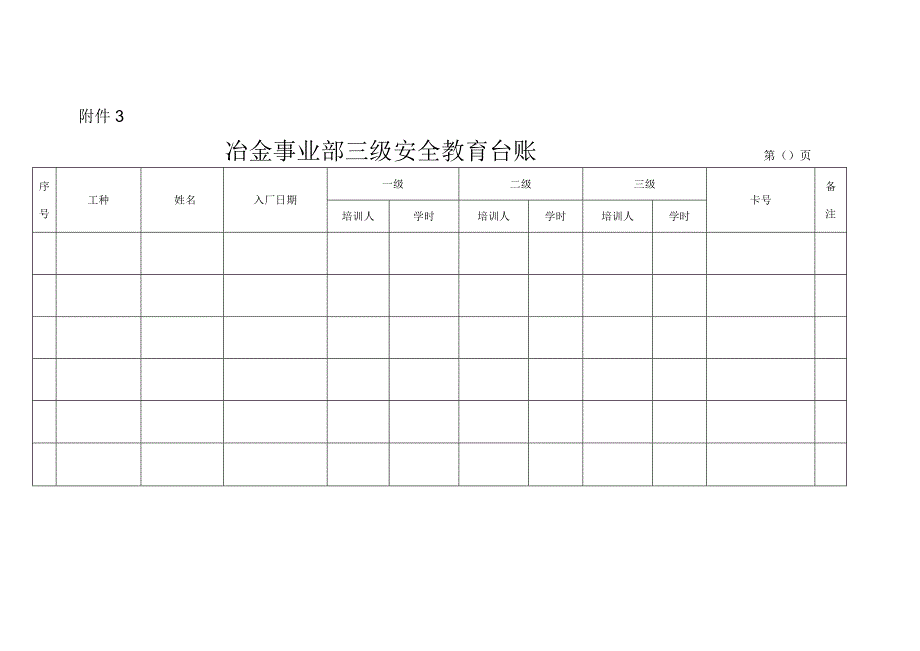 三级安全教育台账 1.docx_第1页