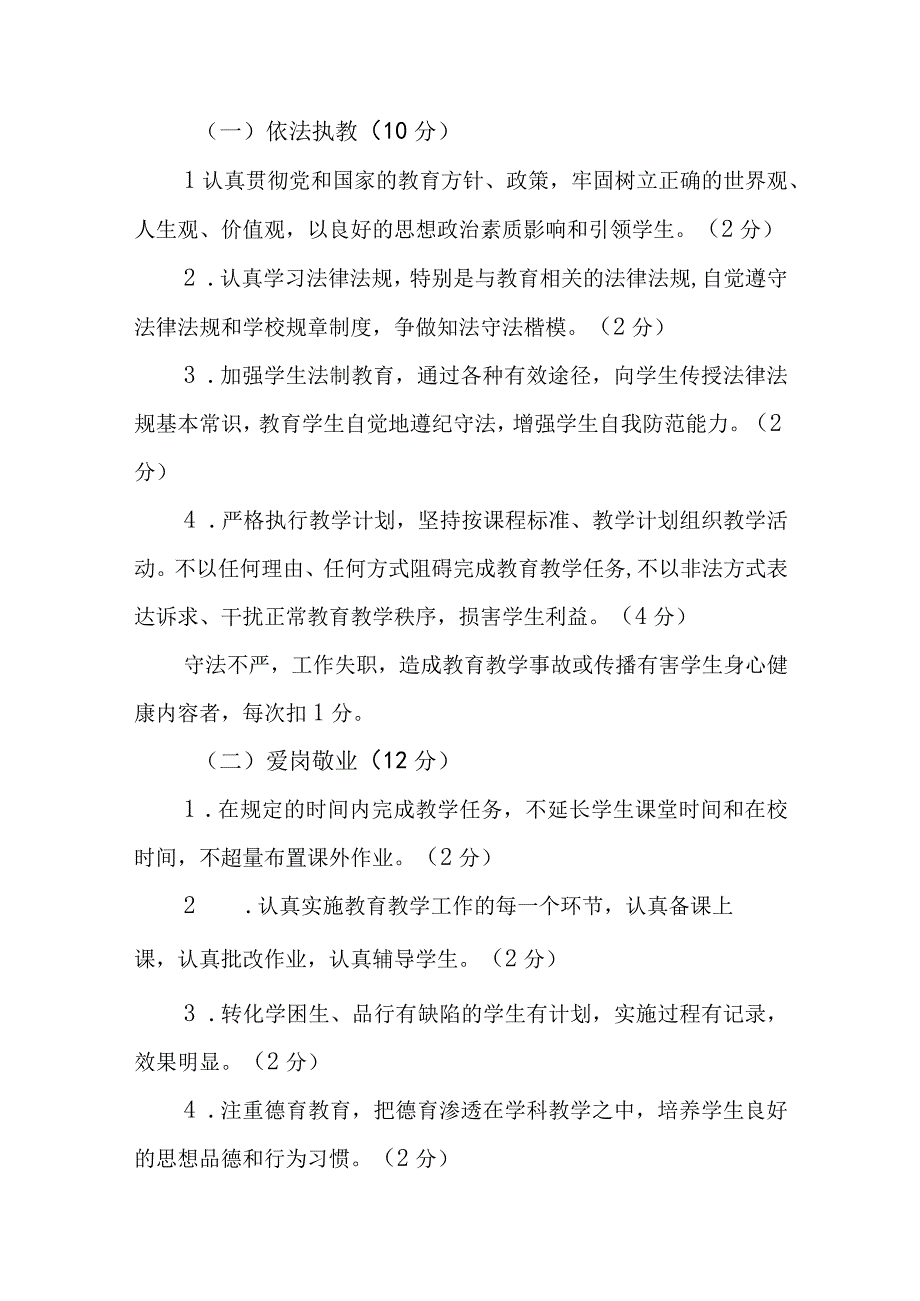 中学师德师风考评方案.docx_第2页