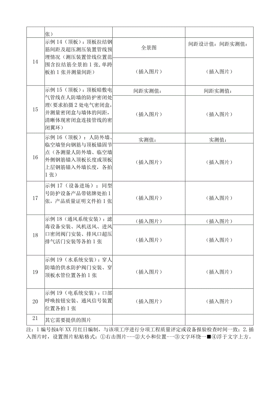 人防工程质量控制点检查图像资料记录表.docx_第3页