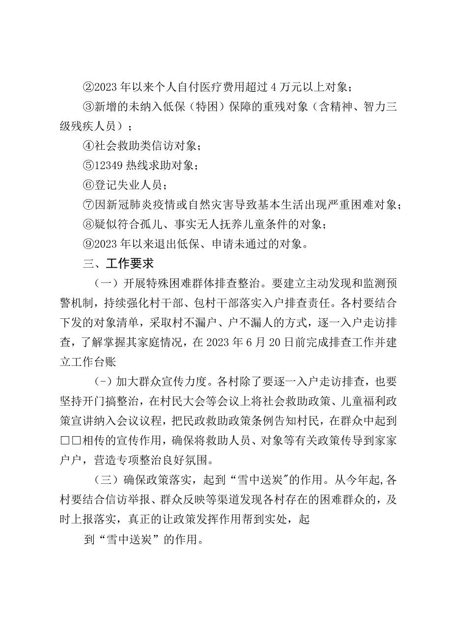 困难群众漏保漏救问题点题整治工作方案.docx_第2页