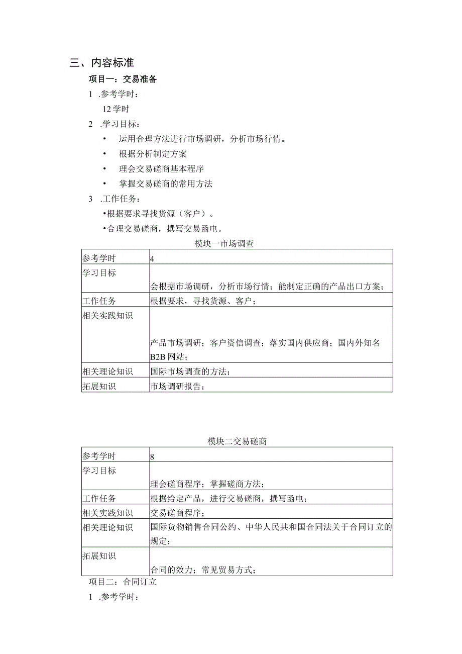 国际贸易实务课程标准报关.docx_第2页