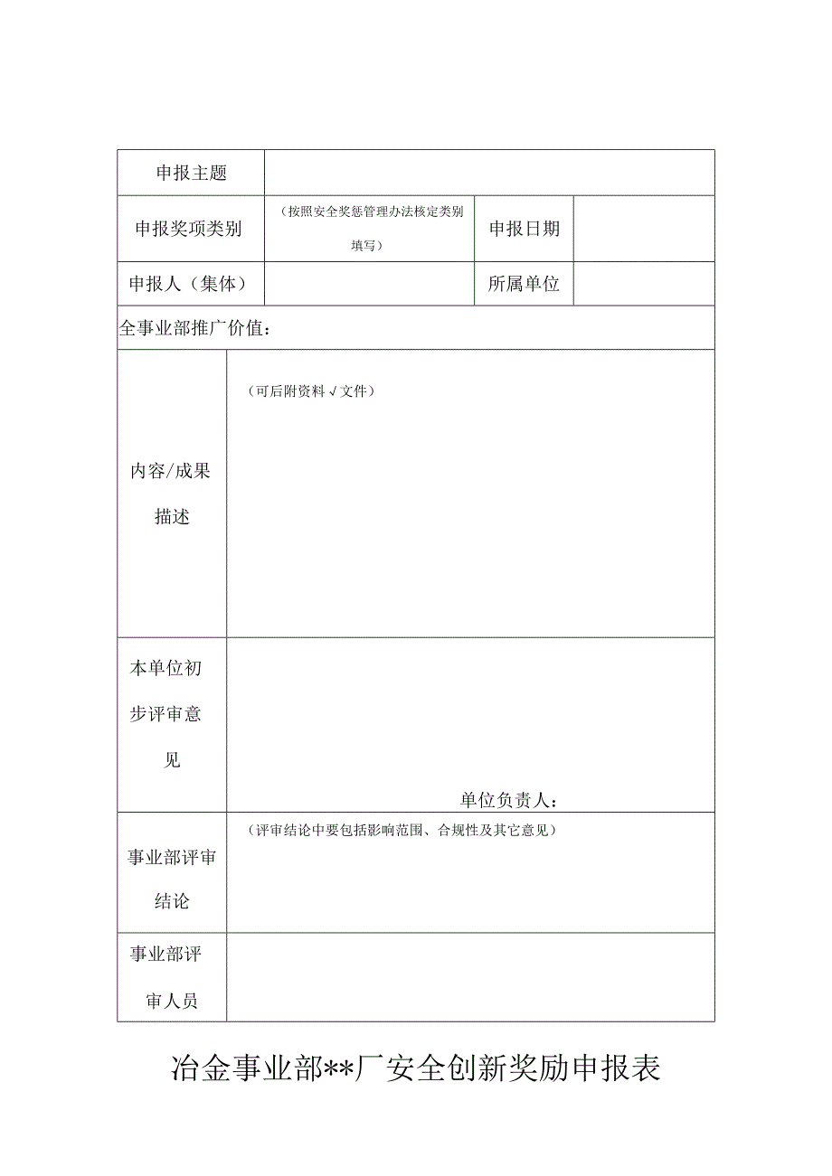 创新亮点申报表模板.docx_第1页