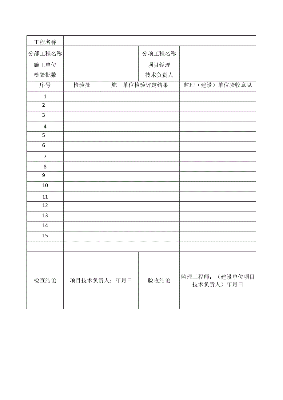 再生水厂工程各阶段验收记录表.docx_第2页