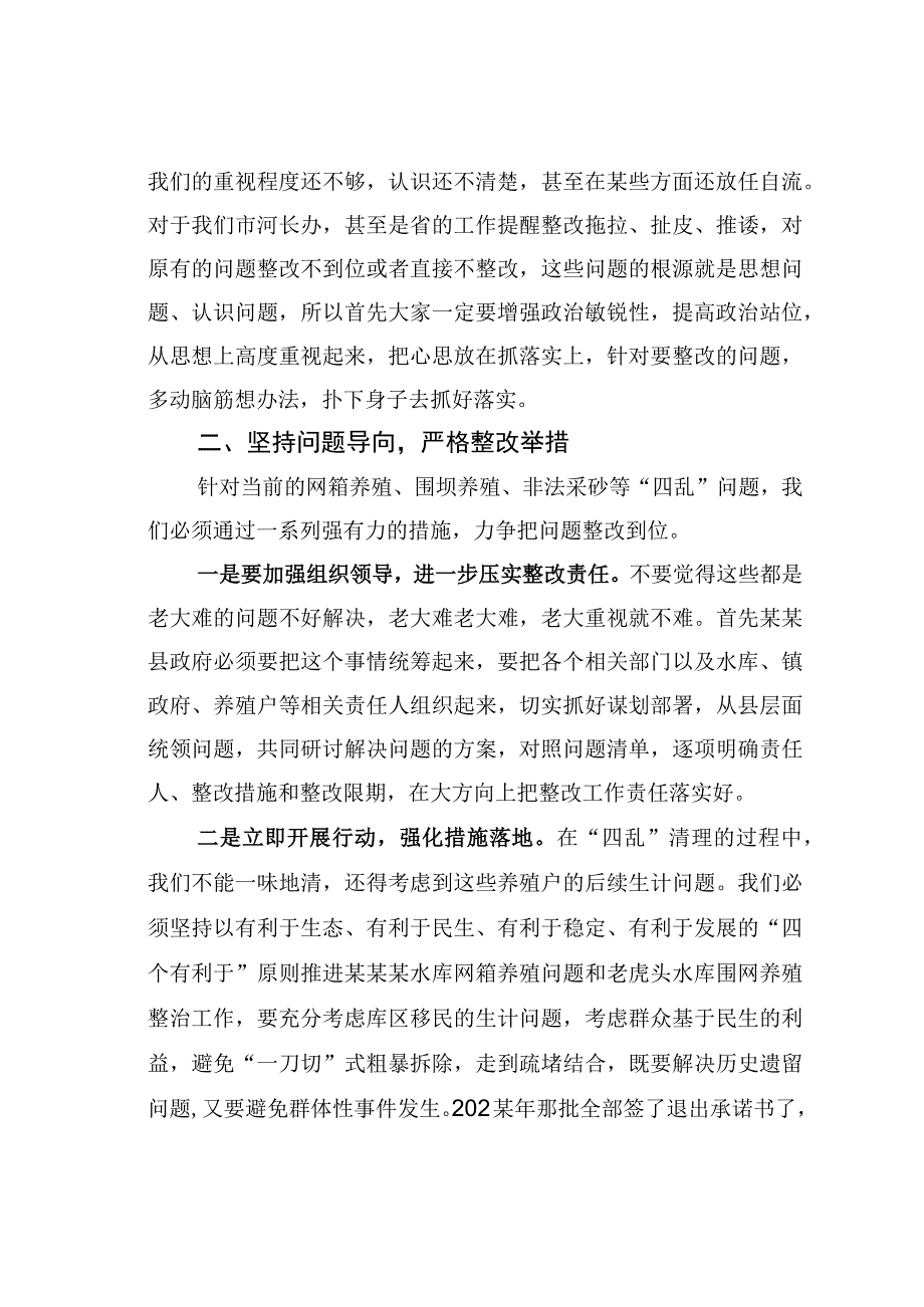 某某副市长在河库四乱问题整改约谈会上的讲话.docx_第2页