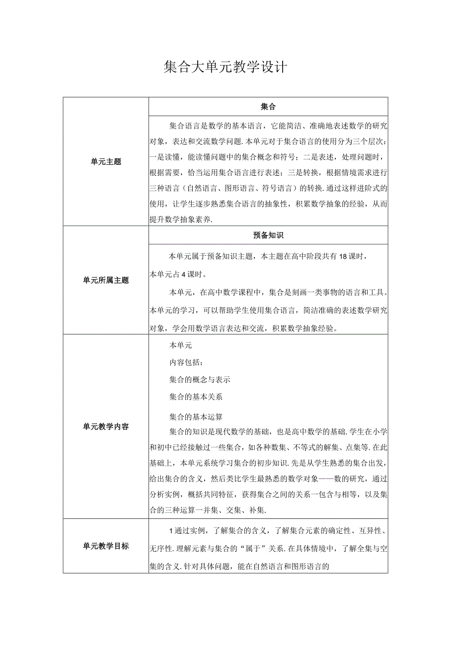 教学方案集合大单元教学设计方案.docx_第1页