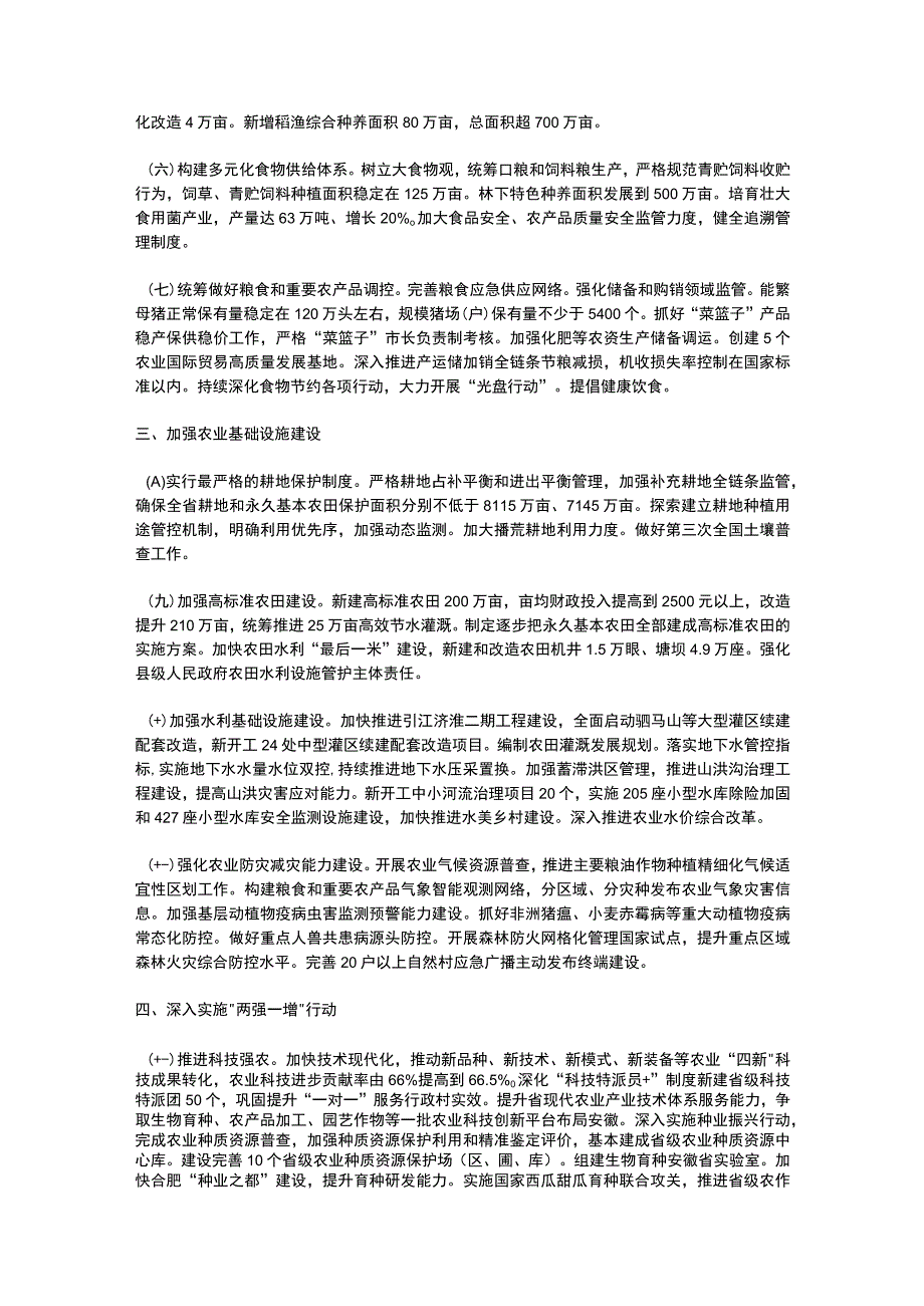 安徽省关于做好2023年全面推进乡村振兴重点工作加快建设农业强省的实施意见.docx_第2页