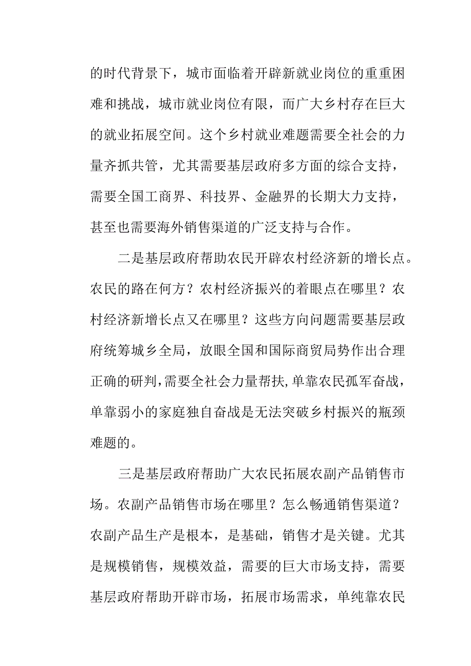 振兴乡村经济基层政府要怎么开展.docx_第3页