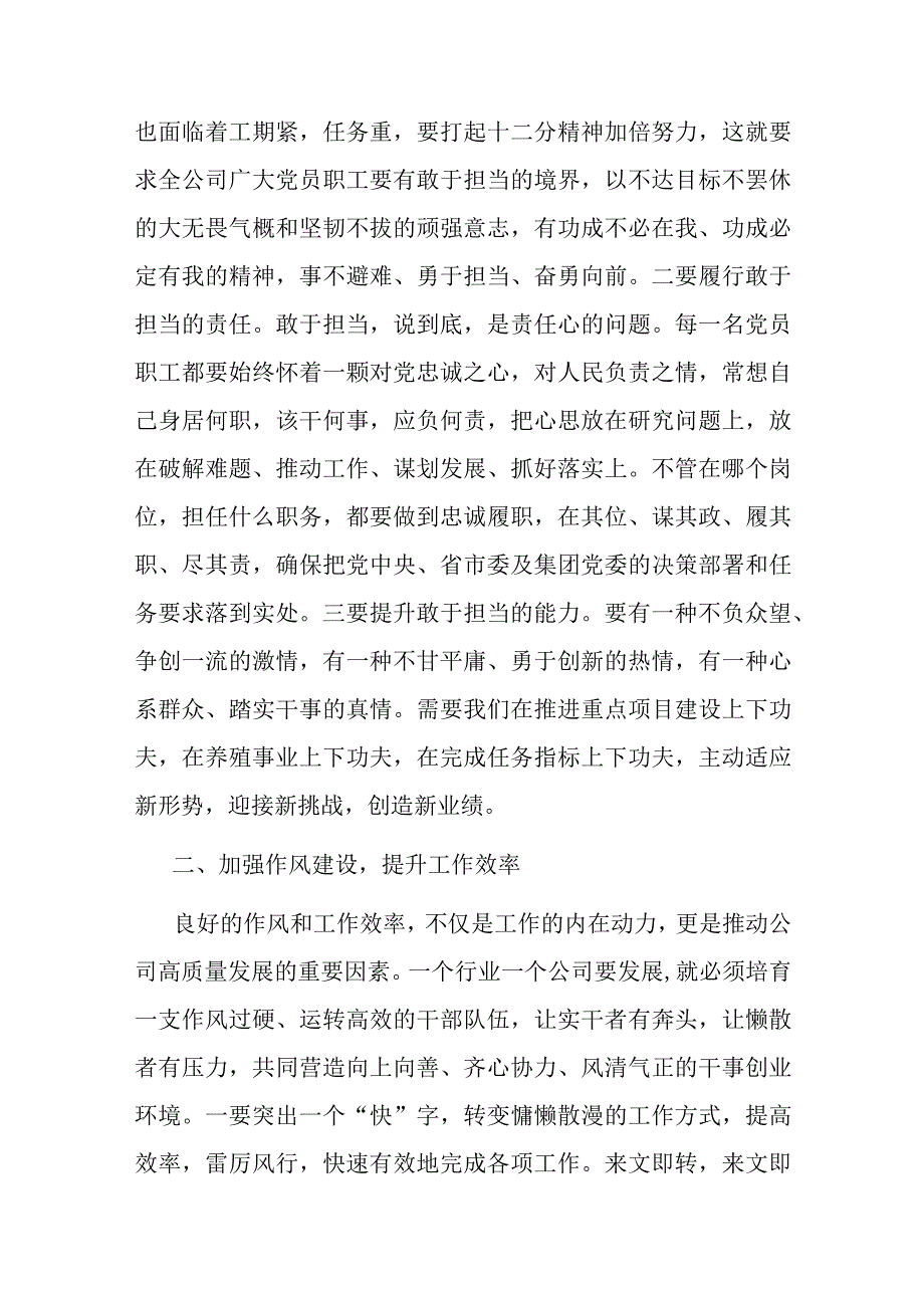 在国企2023年第二季度暨端午节前党风廉政集体约谈会上的讲话.docx_第2页