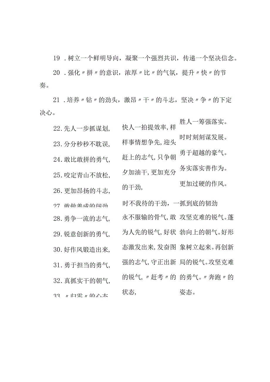 工作状态类排比句40例.docx_第3页