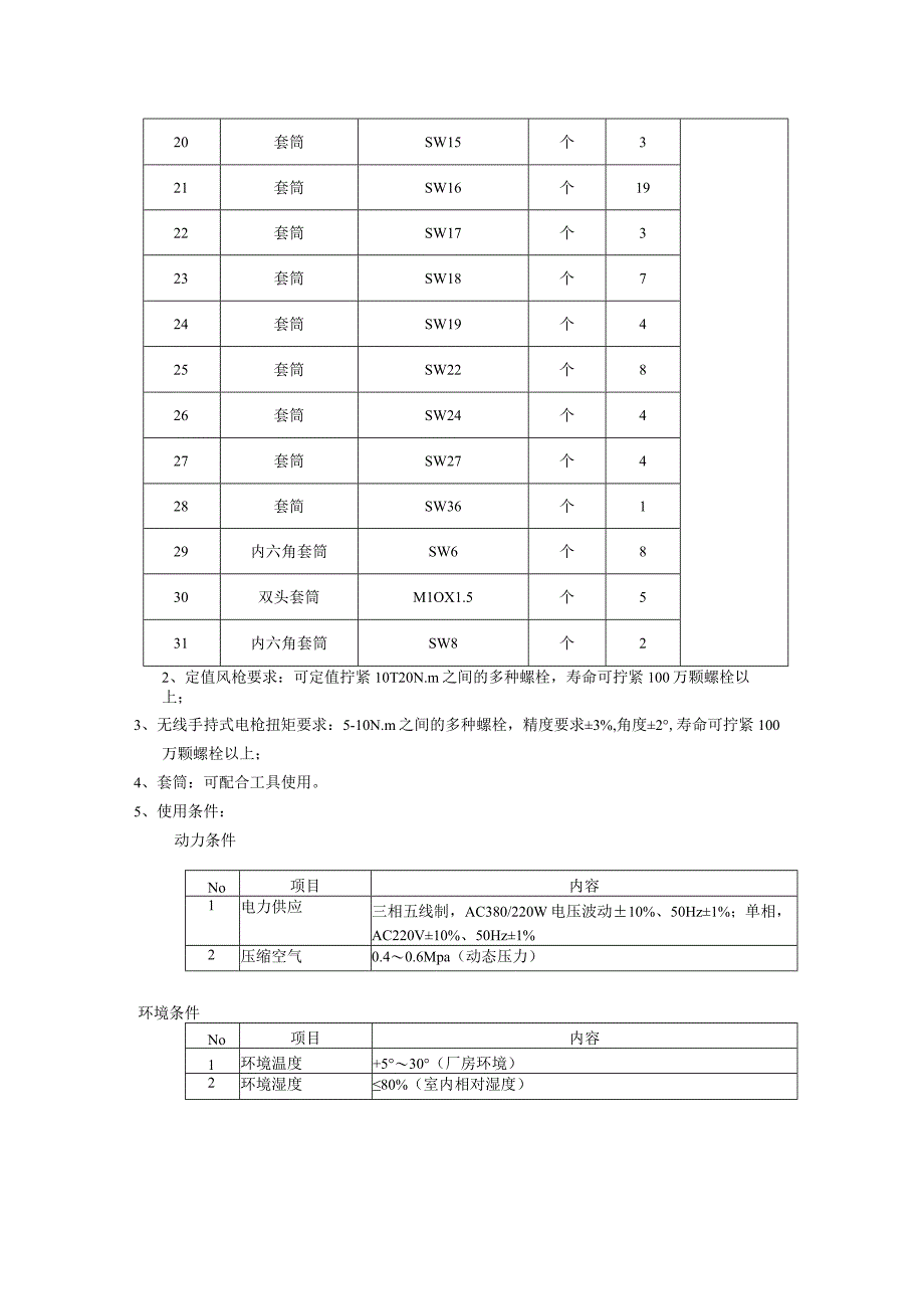 新增部分定值拧紧工具项目货物简要需求及技术要求.docx_第2页