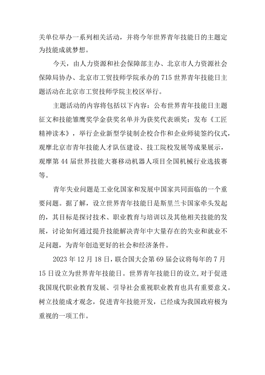 2023世界青年技能日主题活动总结二.docx_第2页