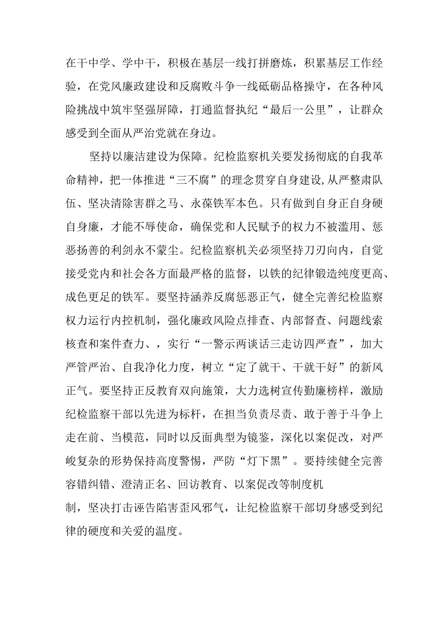 2023年党员干部开展纪检监察干部队伍教育整顿心得体会及研讨发言精选通用八篇.docx_第3页