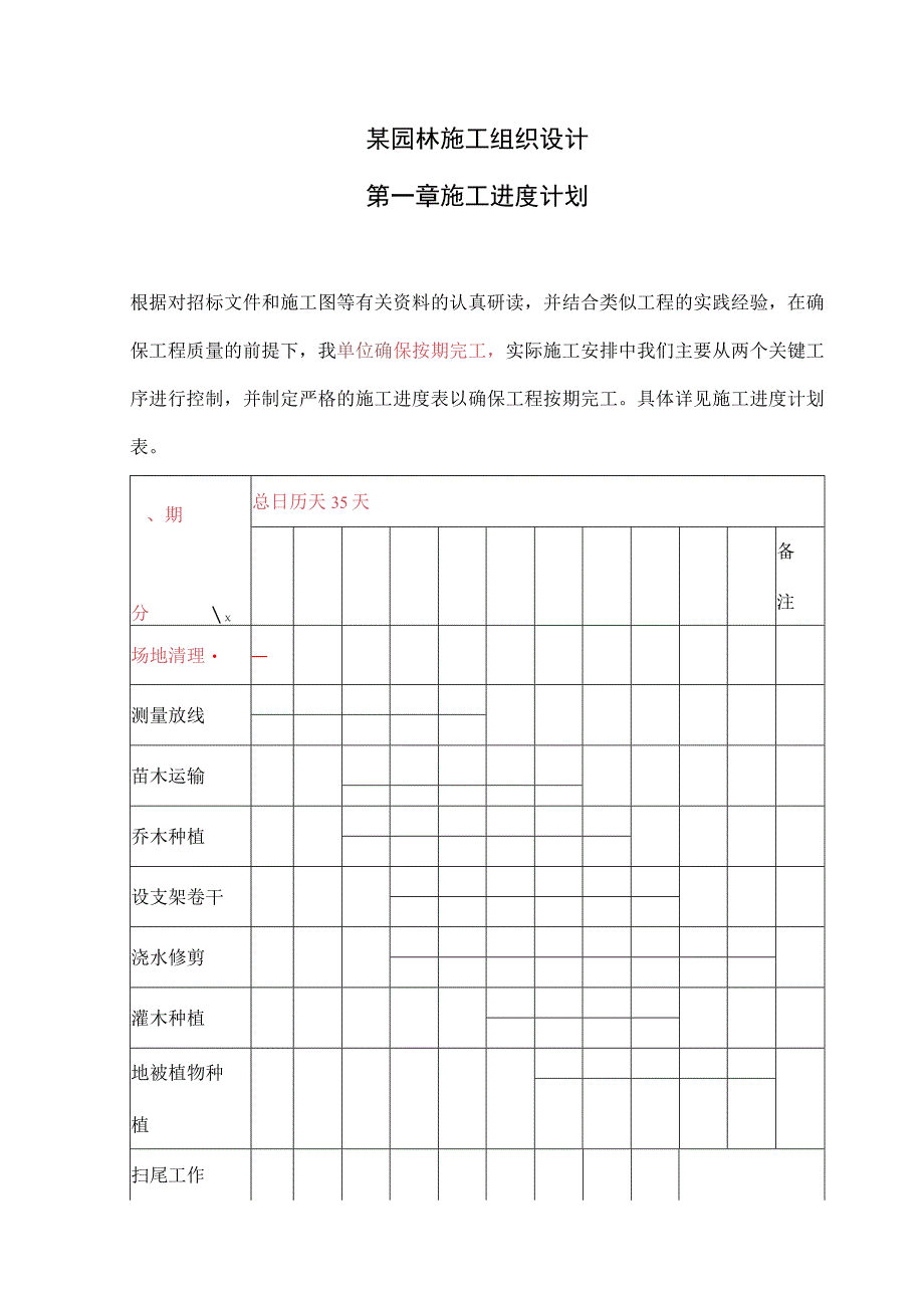 园林施工组织设计方案纯方案42页.docx_第3页