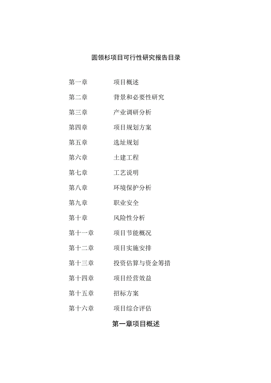 圆领衫项目可行性研究报告总投资13000万元66亩.docx_第2页
