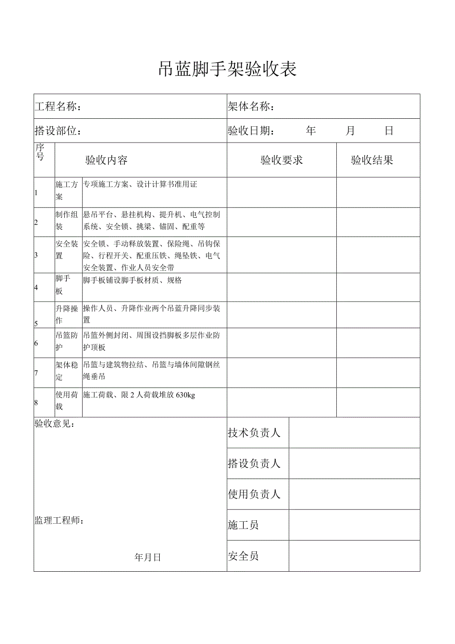 吊蓝脚手架验收表.docx_第1页