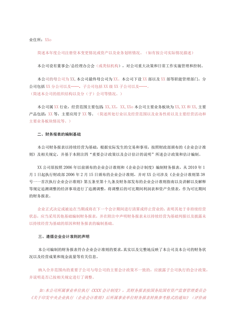 2023年整理四川发展某某度会计报表附注模板.docx_第2页