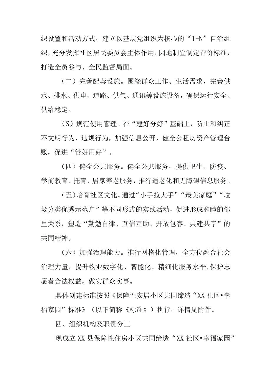 2023年度共同缔造和谐社区·幸福家园工作实施方案.docx_第2页