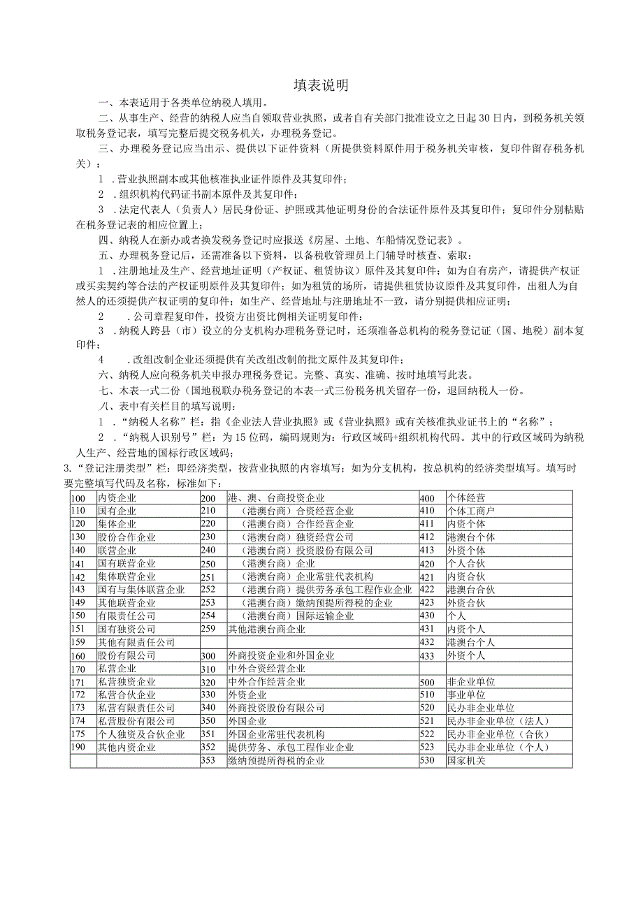 2023年整理税务登记空白模板.docx_第3页