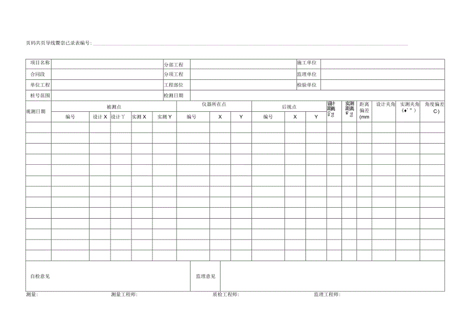 导线点测量记录表.docx_第1页