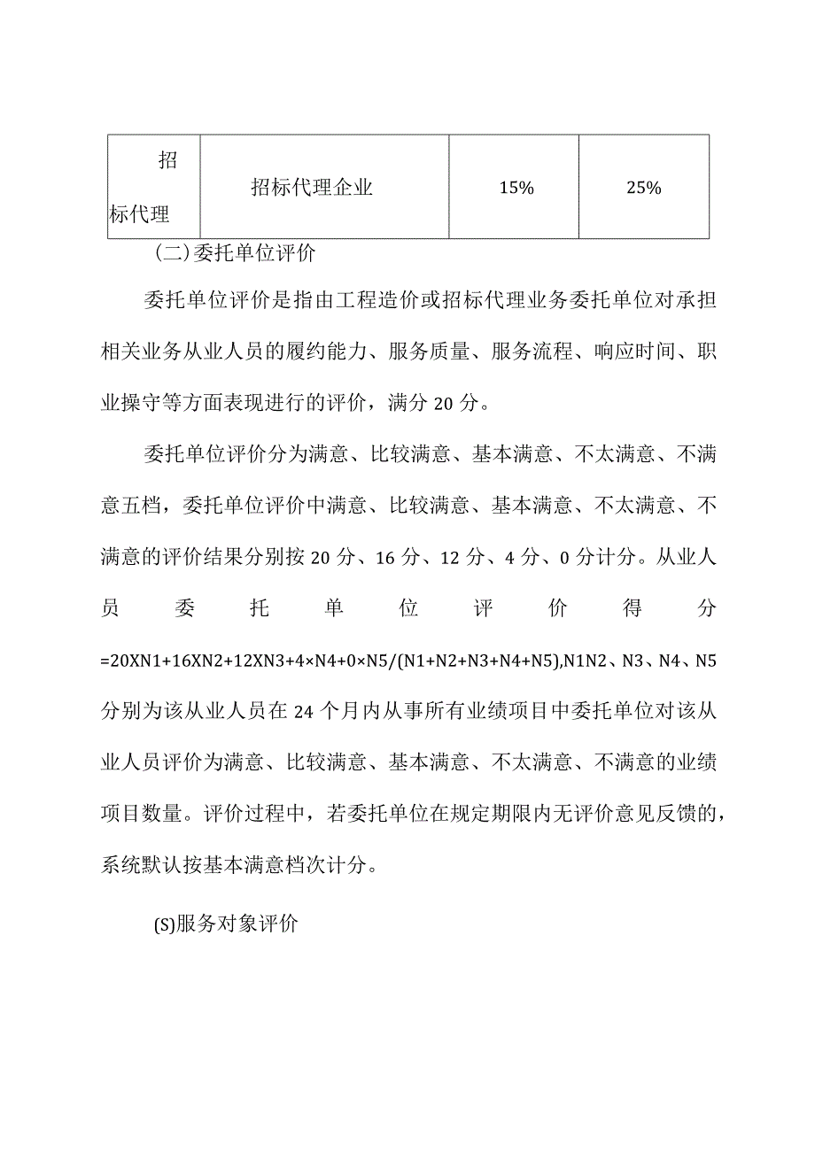 工程造价和招标代理从业人员天秤码主体评价细则.docx_第3页