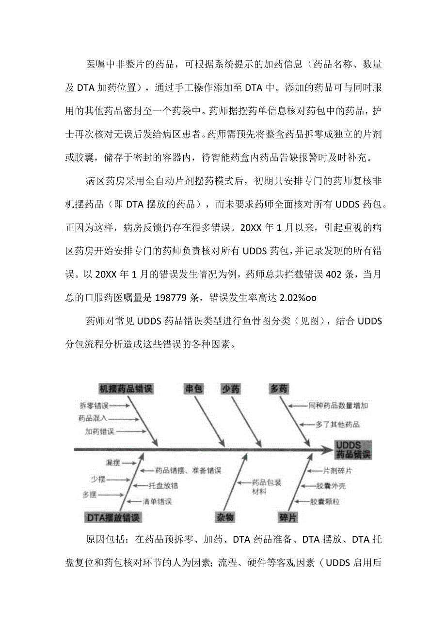 药剂科信息科运用PDCA循环降低住院患者口服药品单剂量调剂错误.docx_第2页