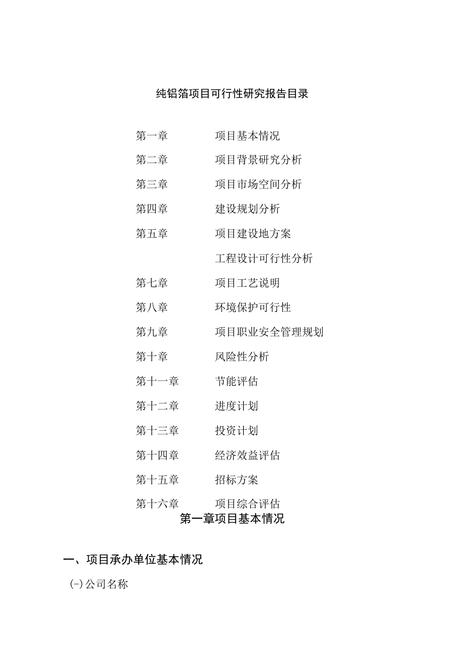 纯铝箔项目可行性研究报告总投资16000万元82亩.docx_第2页