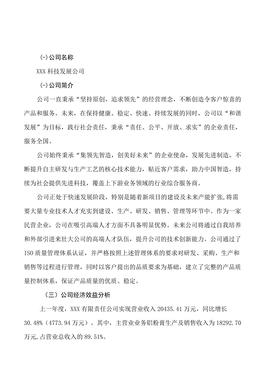 铝粉膏项目可行性研究报告总投资20000万元81亩.docx_第3页